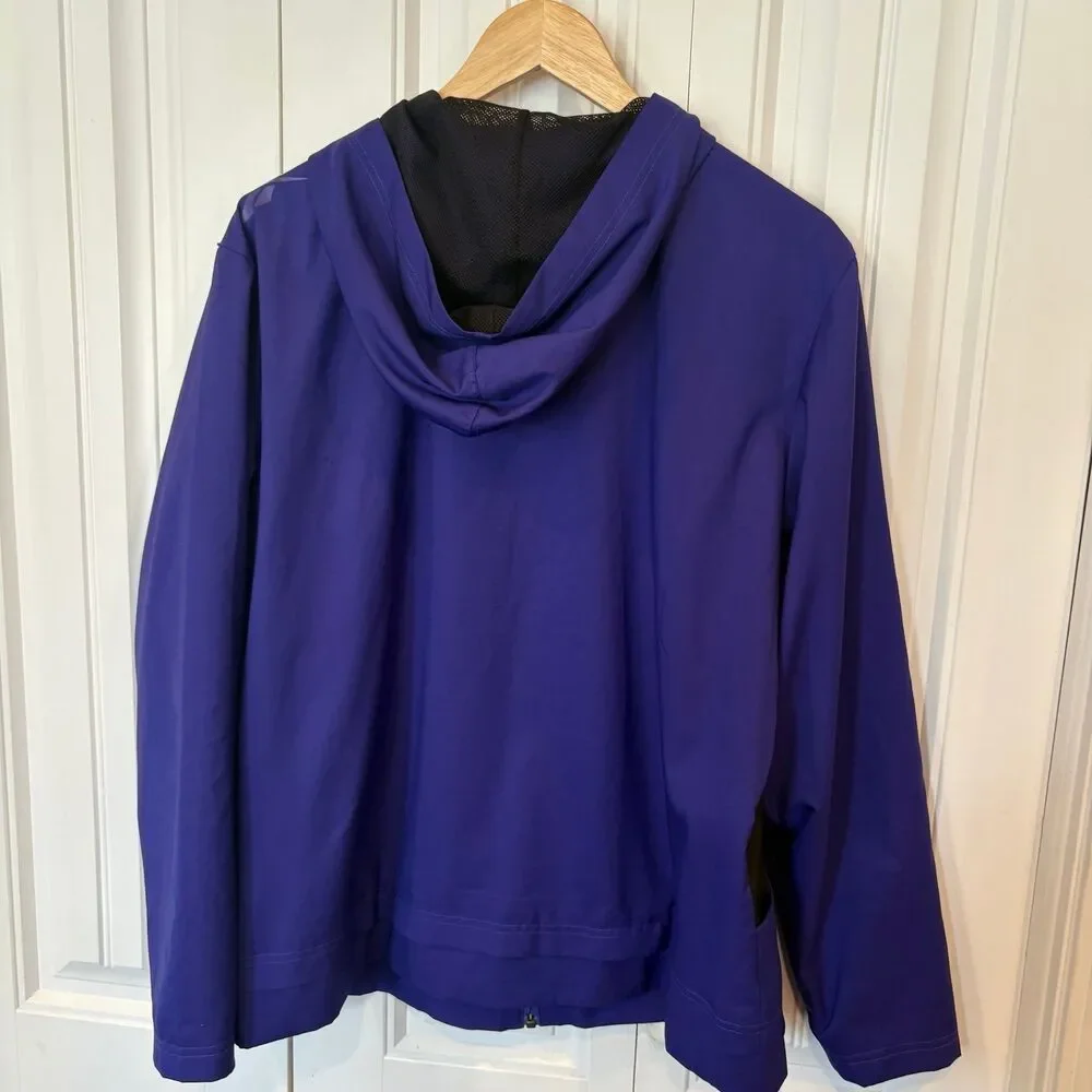 Reebok Purple‎ Windbreaker Jacket Size XL